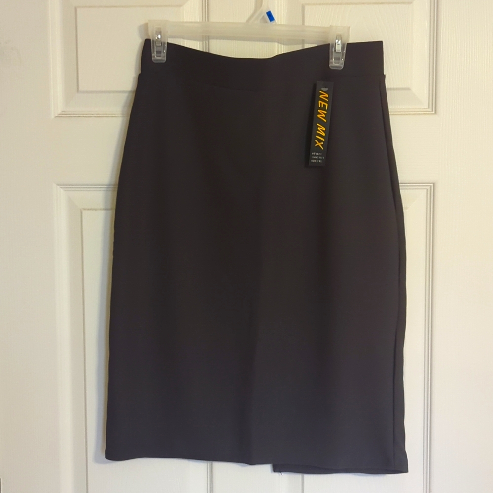 New Mix XL Gray Pencil Skirt